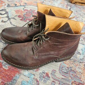 Fiorentini + Baker 745 Eternity Mens Leather Boots Brown EU 41 made in Italy